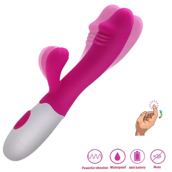 30 de Viteze G spot Penis artificial Vibratoare Jucarii Sexuale pentru femei Stimulator Clitoridian Iepure Vibratoare pentru Femei gay vagin masaj jucării pentru adulți