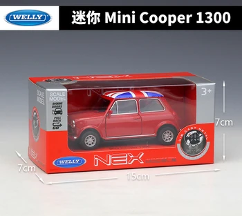 Welly Diecast 1:36 Scară Mini Cooper 1300 De Mare Simulator Trage Înapoi Model De Masina Masina Aliaj Metalic Mașină De Jucărie Pentru Copii Cadou De Colectie