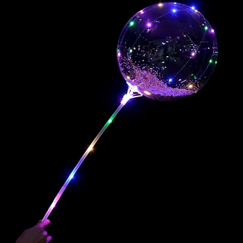 10buc Spuma pene Condus Balon cu heliu confetti balon globos 20inch Transparent de decorare ziua de nastere petrecere de nunta, baloane