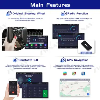 128G Wireless Carplay Android10 Ecran Multimedia Player Pentru Suzuki WAGON R 2016 2017 2018 2019 GPS Audio Stereo Radio Unitatea de Cap