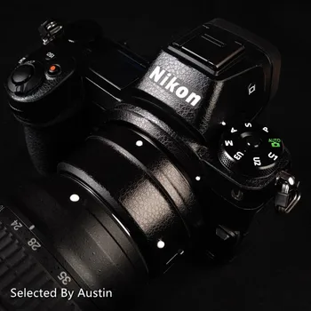 Litchi Cereale Pentru Lentile de Piele Autocolant Decal Nikon Z6 Z7 D750 D850 D810 Anti-zero Decal Piele Folie de Acoperire Protector Caz