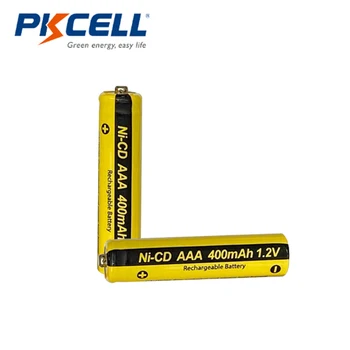 24BUC PKCELL baterie AAA 1.2 v nicd 400mah aaa acumulator pentru Gazon lumina, lumina solara, electric jucărie de Scame
