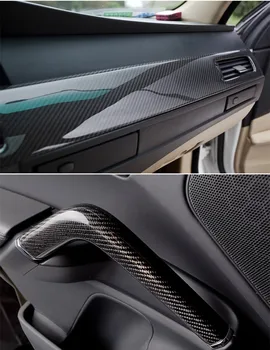 Noi 20x152CM High Glossy 5D Fibra de Carbon Ambalaj Mașină de Vinil Auto Zero Reparații Motociclete Tableta Autocolante Accesorii