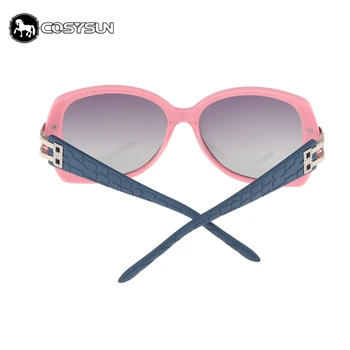 2018 de Lux ochelari de Soare pentru Femei brand designer femeie pahare Mare Templu ploarized ochelari de Soare Lentile de sex feminin nuante 0026