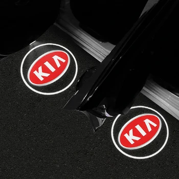 2 BUC Portiera Lumina LED Logo auto bine ati venit Lumina Pentru KIA K2 K3 K4 K5 Sorento Sportage R Rio Sufletul Auto Accesorii Decor
