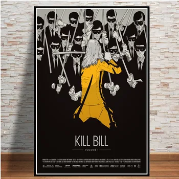 Poster Și Printuri Fierbinte Kill Bill Pulp Fiction Film Film De Epocă Pictura Arta Poze De Perete Pentru Camera De Zi Acasă Colectie Decor