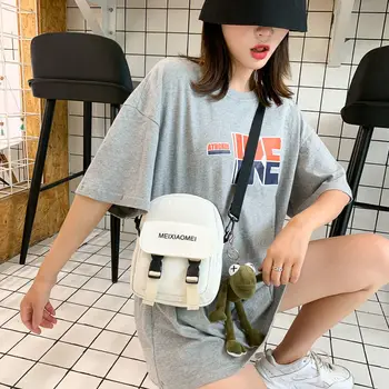 Ins Japoneză panza de sac de mici 2020 nou stil coreean student all-meci geantă de umăr stil Harajuku fata sac de cross-body
