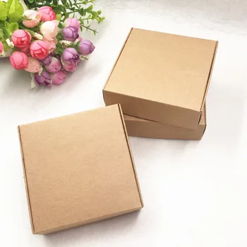 30 buc hârtie Kraft cadou cutie de ambalaj personalizat cutie carton cutie de săpun manual Bijuterii Bomboane pachete cutie de hârtie