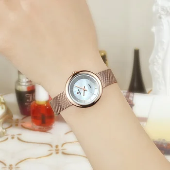 Reloj Mujer WWOOR Creative Dial Cuarț Femei Ceasuri a Crescut de Aur de Lux pentru Femei Brățară Ceas Moda Ceas de mână de sex Feminin 2020