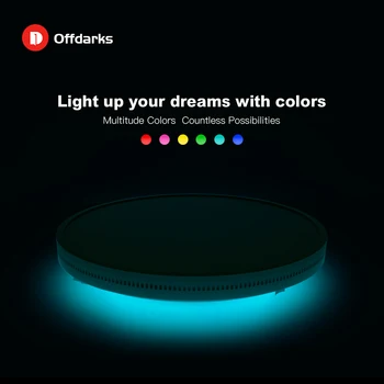 OFFDARKS Smart LED Lampă de Plafon 36W / 48W RGB Dimmer APLICAȚIE de Control de Montare pe Suprafață Plafon de Lumină Difuzor Bluetooth