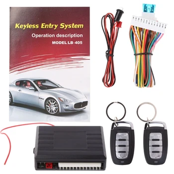 Universal Auto Sisteme de Alarma Auto Telecomanda de Închidere centralizată a ușilor Vehiculului, Sistem de Intrare fără cheie Kit 12V Cu Control de la Distanță
