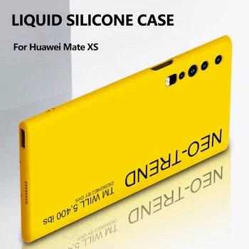 Lichid De Silicon Model Caz Moale Pentru Huawei Mate Xs Cazul Moda Elan Rezistent La Șocuri Capac De Protectie Pentru Huawei Mate Xs Caz Fundas