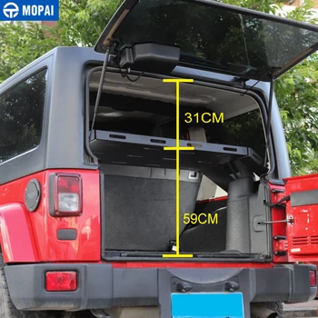 MOPAI suportul de Spate pentru Jeep Wrangler JK 2007+ Auto Hayon Portbagaj Raft de Depozitare Depozitare Raft Accesorii pentru Jeep Wrangler JL 2018+