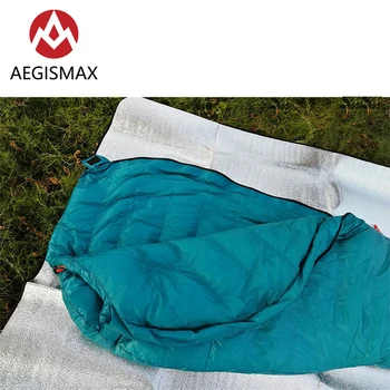AEGISMAX MINI Nou Upgrade Nano Serie în aer liber Camping Ultra Light Sac de Dormit de Nailon Mumia 3 Sezon de Gâscă în Jos Sacul de Dormit