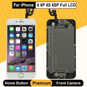 AAA Afișare de Calitate Set Complet de Asamblare Pentru iPhone 6 6S 6P 6SP Display Complet Inlocuire Camera frontala Butonul Home A1633 A1688