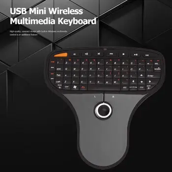 N5901 Mini Telecomanda Wireless Keyboard Mouse-ul de Aer cu Trackball-ul Ultra-light Multimedia Funcția de Control pentru Android TV Box Dropship