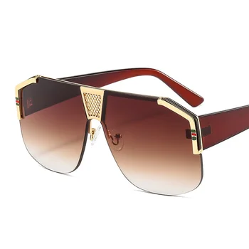 2021 Nou Scut Degradeuri ochelari de Soare Barbati Femei Tendință de Moda de Lux de Culoare Lentila Cadru PC Brand Designer de Ochelari de Soare
