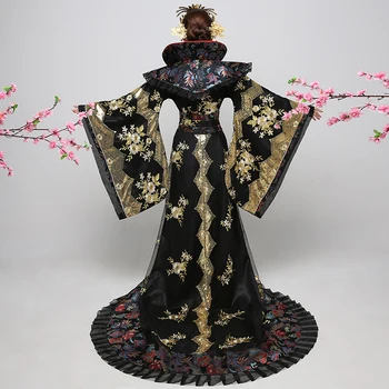 NOI 2018 costum pentru femei hanfu Final Rochie de sex feminin de Îmbrăcăminte tradițională Chineză china negru Swordswomen TV Film Costum de Scenă