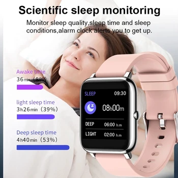 P22 Sport Ceas Inteligent Bărbați Femei Rata de Inima de Monitorizare de Somn de Fitness Brățară IP67 Smartwatch Pentru Xiaomi, OPPO Samsung Android IOS