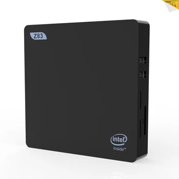Z83V Quad Core RAM 4G ROM 64G Windows10 Mini Desktop Intel Atom X5-Z8350 2.4 G/5.8 G AC WiFi 1000M Lan Birou Mini PC