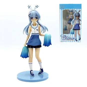 23cm Este Pentru Un Iepure Kafuu Chino figura Sexy Anime figurina PVC Noua Colectie de figurine jucarii