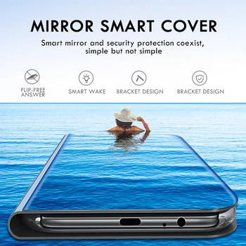 Smart filp Oglindă caz pentru Samsung Galaxy A31 stand de carte cu coperta din piele pentru Samsung Galax A30S A30 31 30 de ani 31a samsun A31 acoperă