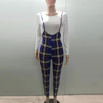 HAOYUAN Sexy Carouri Două Bucata Set tricou cu Maneci Lungi de Sus Bodycon Salopete pentru Femei de Moda Streetwear Tinutele de Club Set de Potrivire