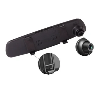 4.0 Inch 1080P Oglinda Retrovizoare Dash 4 inch DVR Recorder Video Camera Monitor Viziune de Noapte 120 unghi Larg de Conducere Recoder