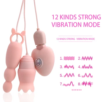 OLO Limba Vibratoare vibrator Anal Vibrator USB Vibratoare Ou Biberon Lins Clitoris Stimulator punctul G Masaj Jucarii Sexuale pentru Femei