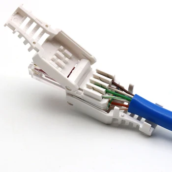 Xintylink rj45 Fără conector ethernet cu mufă de cablu cat5 cat5e cat6 rețea 8P8C utp neecranat modular terminale refolosite