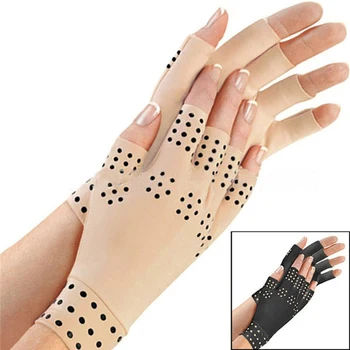 1 Pereche Suport pentru Încheietura mâinii Mănuși 2020 Magnetic Anti Artrita Sănătate Terapia de Compresie Mănuși Fingerless Anti-edem Sănătate Mănuși