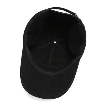 XdanqinX pălărie pentru bărbați calde de iarnă șepci de baseball pentru bărbați căști cap reglabil dimensiune simplu casual sport marca pac senior tata pălării