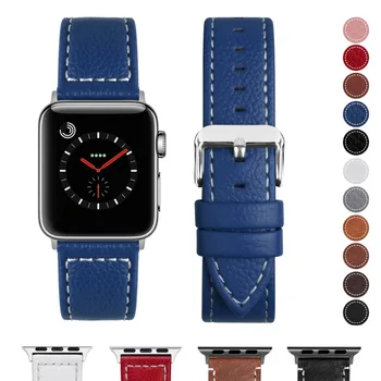 Ceas Bandă de piele pentru Apple Watch Band Seria 4 40mm, 44mm, Accesorii Inteligente Curea de Ceas pentru iWatch 40mm 44mm