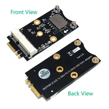 Mini PCI-E cu M. 2 (unitati solid state ) tasta O/E Adaptor Cu Slot pentru card SIM pentru WiFi WWAN LTE LX9B