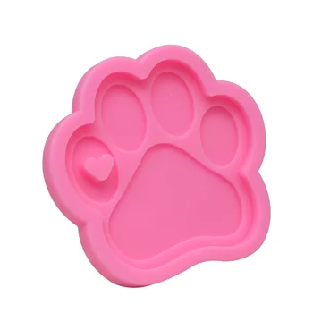 DIY Rășină Labă de Urs Stil Tort Mucegai 8cm Roz Pentru Decor Ușor de Presă Rășină Mucegai DIY Cristal Breloc Bucătărie Gadget