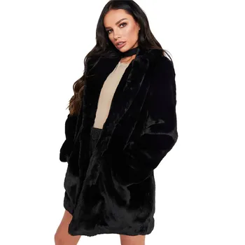 Faux Blana femei 2020 toamna și iarna flocking incalzi top coat Plus dimensiune strat gros de iarna haina de blană de sex feminin OKXGNZ 1750