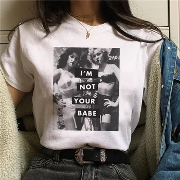 Feministă Harajuku Tricou Femei Fata de Putere Feminismul Tricou GRL PWR Ullzang Femeie T-shirt Estetice 90 de Moda de Top Tees