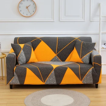 Camera de zi canapea capacul universal elastic acoperă canapea canapea în formă de L acopere mobilier acoperi spandex canapea acoperi model geometric