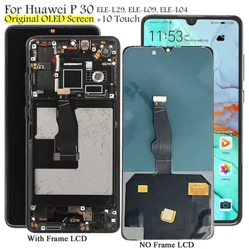 Original Ecran LCD Pentru Huawei P30 P de 30 de ELE-L29/L09/L04 Display OLED 10 Touch Ecran Înlocuire Telefon, LCD + Amprentă Digitală