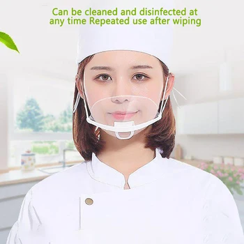 10buc Catering din Plastic de Protecție Masca de Gura Masca de Praf Spray Saliva Masca de Fata Pentru Bucatarie de Restaurant, Hotel Catering Speciale