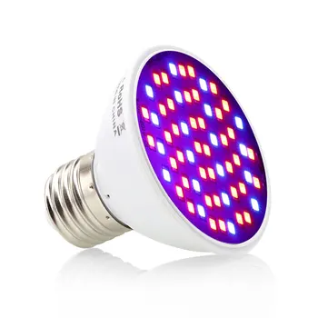 4buc LED-uri Cresc de Lumină întregul Spectru 85-265V E27 Interioară led-uri cresc lumini de Plante Lampa Pentru Hydroponics Sistem de Rafturi Răsad de Flori