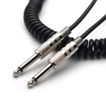Chitara Primăvară Cablu 6.35/6.5 Chitara Bass Cablu Audio Scut Fir 5m pentru Conectarea Sunetul de Chitara Electrica