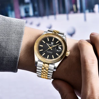PAGANI DESIGN Bărbați Ceasuri din Oțel Inoxidabil Automată Ceasuri Mecanice de Afaceri de Sport Luxury Ceas Barbati Ceas Relogio Masculino