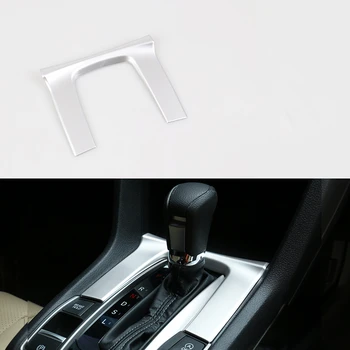 Masina LHD Consola Schimbătorului de Viteze Tapiterie Kit ABS Cromat de Argint Decoratiuni Interioare Accesorii Pentru Honda Civic 2019 2018 2017 2016