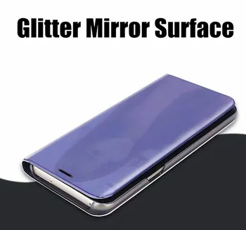 De lux Smart Mirror Caz Flip Pentru Samsung Galaxy Plus S20 S20 Ultra Capacul de Pe Galaxy S10 5G S10 Plus S10 S10E Lite Funda Coque