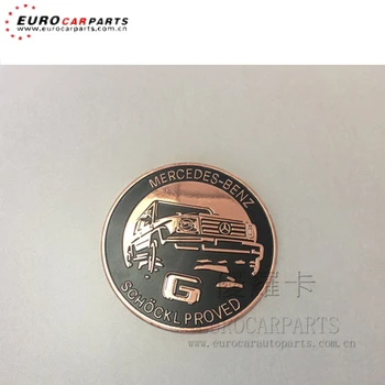 Din Oțel inoxidabil G-Class G500 G550 G350 G63 G65-a 35-a Aniversare embleme accesorii auto