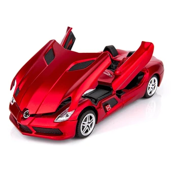 HOBEKARS 1:32 Diecasts & Vehicule de Jucărie Aliaj Metalic Model de Simulare Cabrio Masina Sport de Sunet Și Lumină Trage Înapoi Jucării Masina