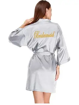 Domnișoara de onoare halate Pijamale Halat de Mireasa Nunta de domnisoare de Onoare Robe Pijama Halat de sex Feminin Halat de baie, îmbrăcăminte de noapte cămăși de noapte camasa de noapte