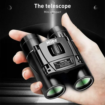 100x22 Mini-Telescop de Înaltă Calitate, Puternic Pliere Binoclu cu Rază Lungă Professioal Zoom Telescop Viziune de Noapte în aer liber