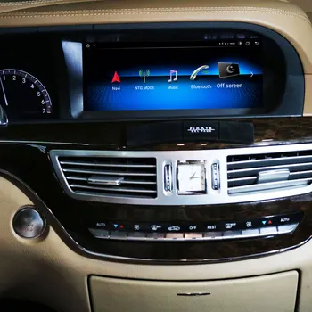 Navigatie GPS Radio Android 10 Stereo Auto pentru Mercedes-Benz S-Class W221 (NTG3.0 3.5 2006-2013) S300 S350 S400 S500 S600